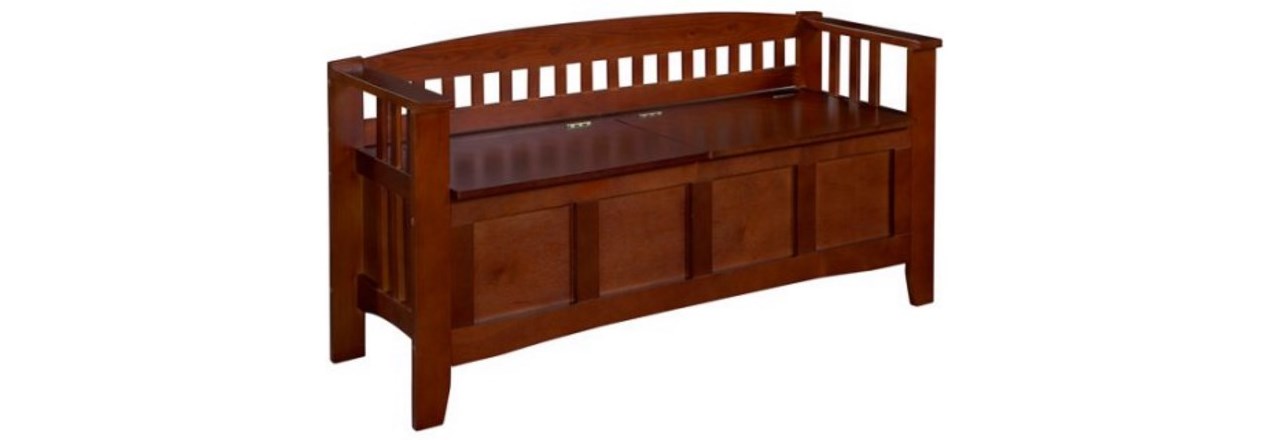 Linon Home Decor storage bench for $50 with store pickup