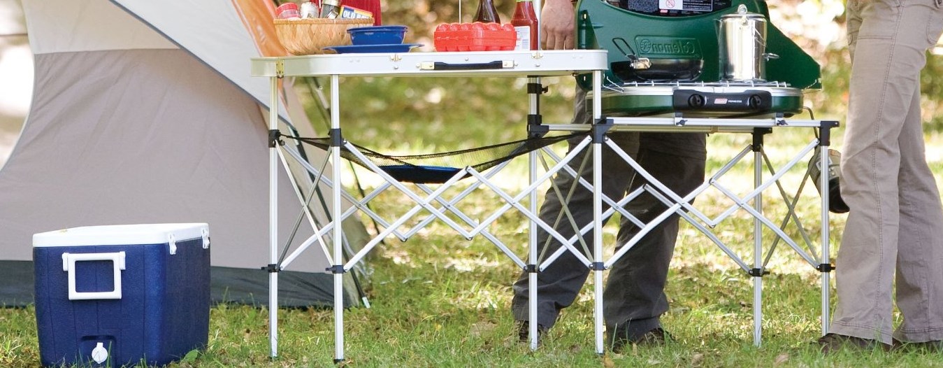 Coleman pack-away outdoor camp kitchen II for $47