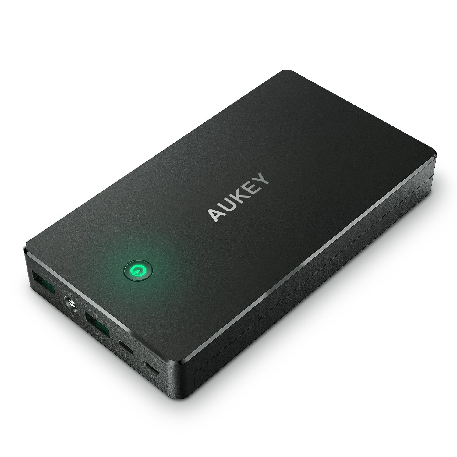 Aukey 20000mAh Dual USB power bank with lightning port for $17