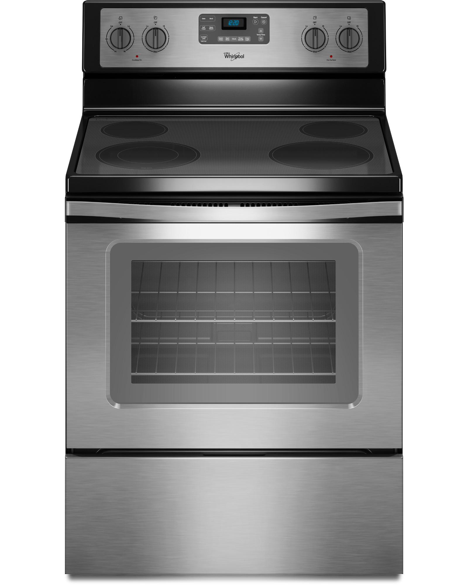 Today only: Whirlpool 5.3 cu ft freestanding electric range for $350