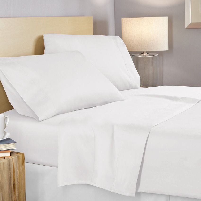 100% Egyptian cotton king-size 400 thread count 4-piece sheet set for $27, free shipping