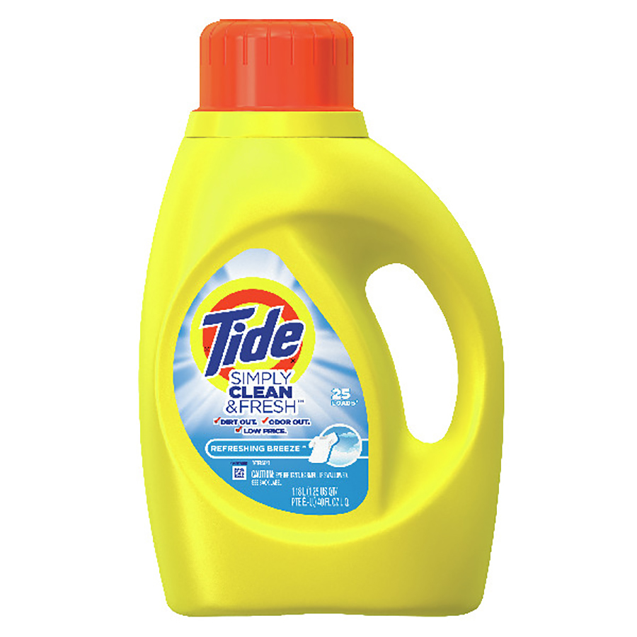 Selling fast! Tide 40oz refreshing breeze HE laundry detergent for $2