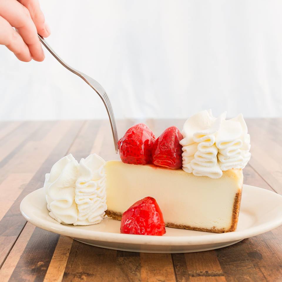 The Cheesecake Factory: Get a FREE slice of cheesecake today with delivery order