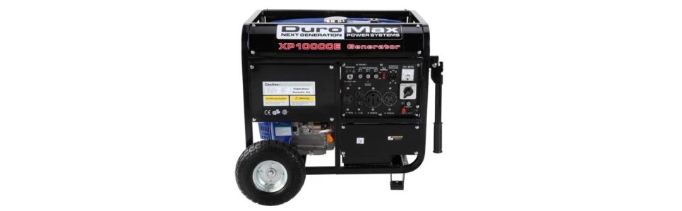 DuroMax 10000W 18hp portable gas electric start generator for $500