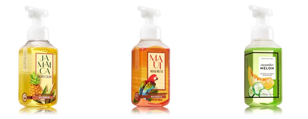 Last day! 10 for $20 hand soaps at Bath & Body Works