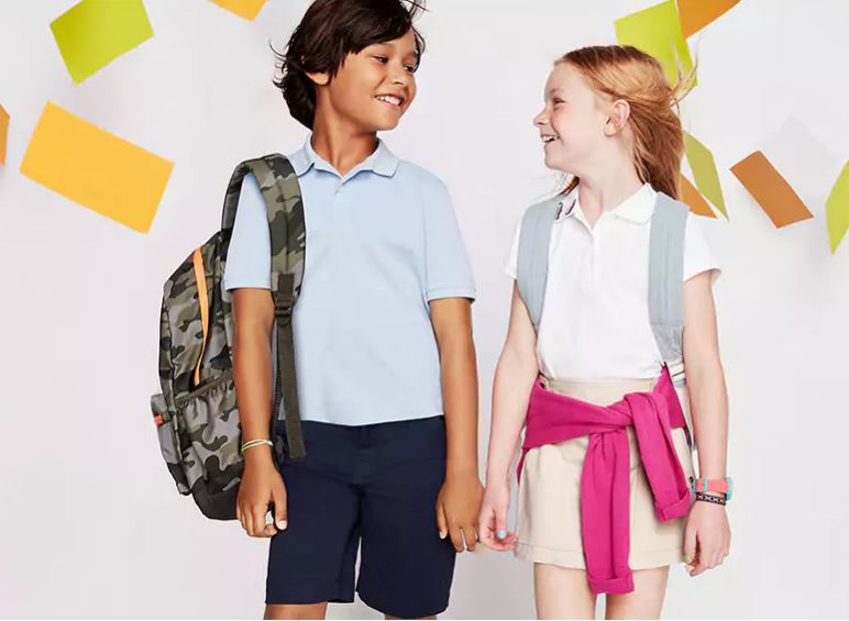 Old Navy: Buy one, get one free uniform polos, khakis and shorts