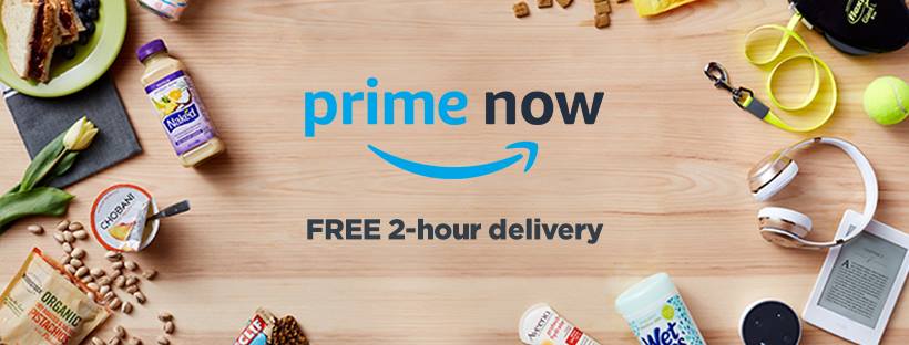 Prime members: Save $10 off your first Prime Now order and save $10 later