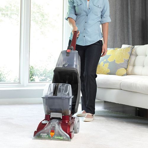 Hoover PowerScrub Deluxe carpet cleaner with tools for $150