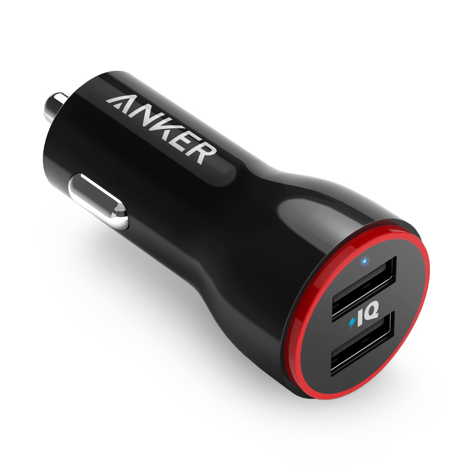 Anker 24W dual port USB car charger for $10