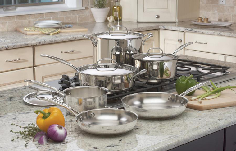 Today only: Cuisinart 10-piece stainless steel cookware set for $79
