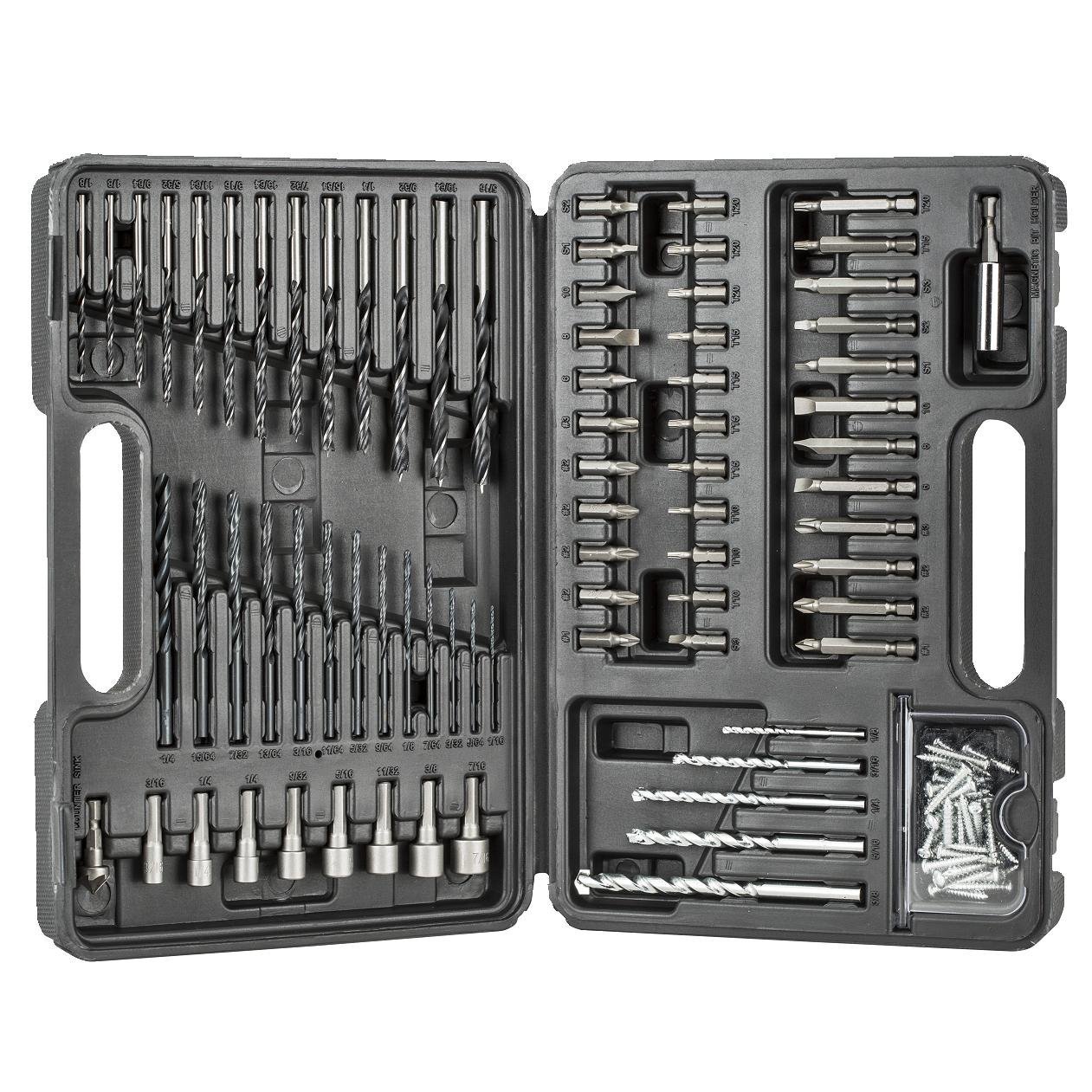 Black & Decker 109-piece drill bit tool kit for $16