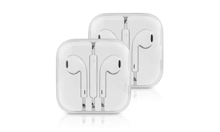 Apple EarPod original stereo headphone 2-pack for $15, free shipping
