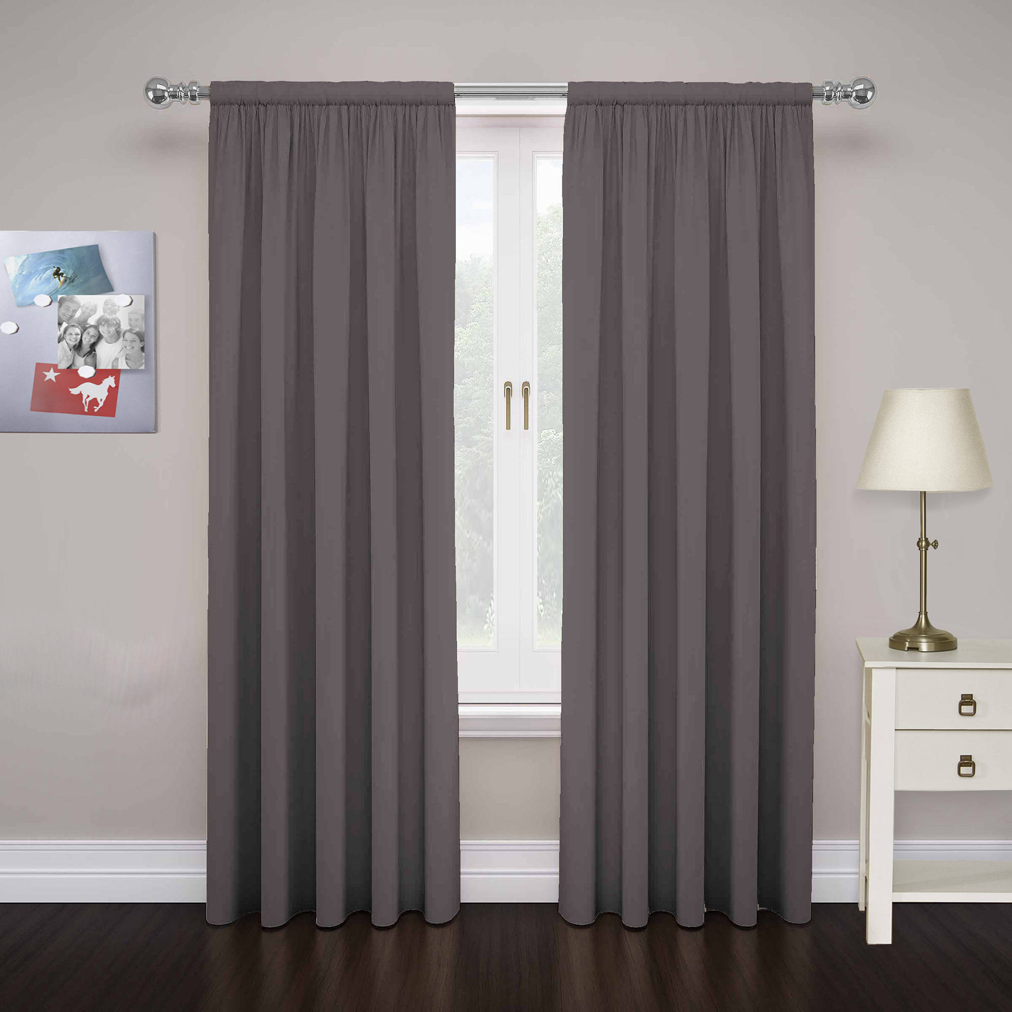Cadenza microfiber curtain 2-pack for $6.36 with store pickup