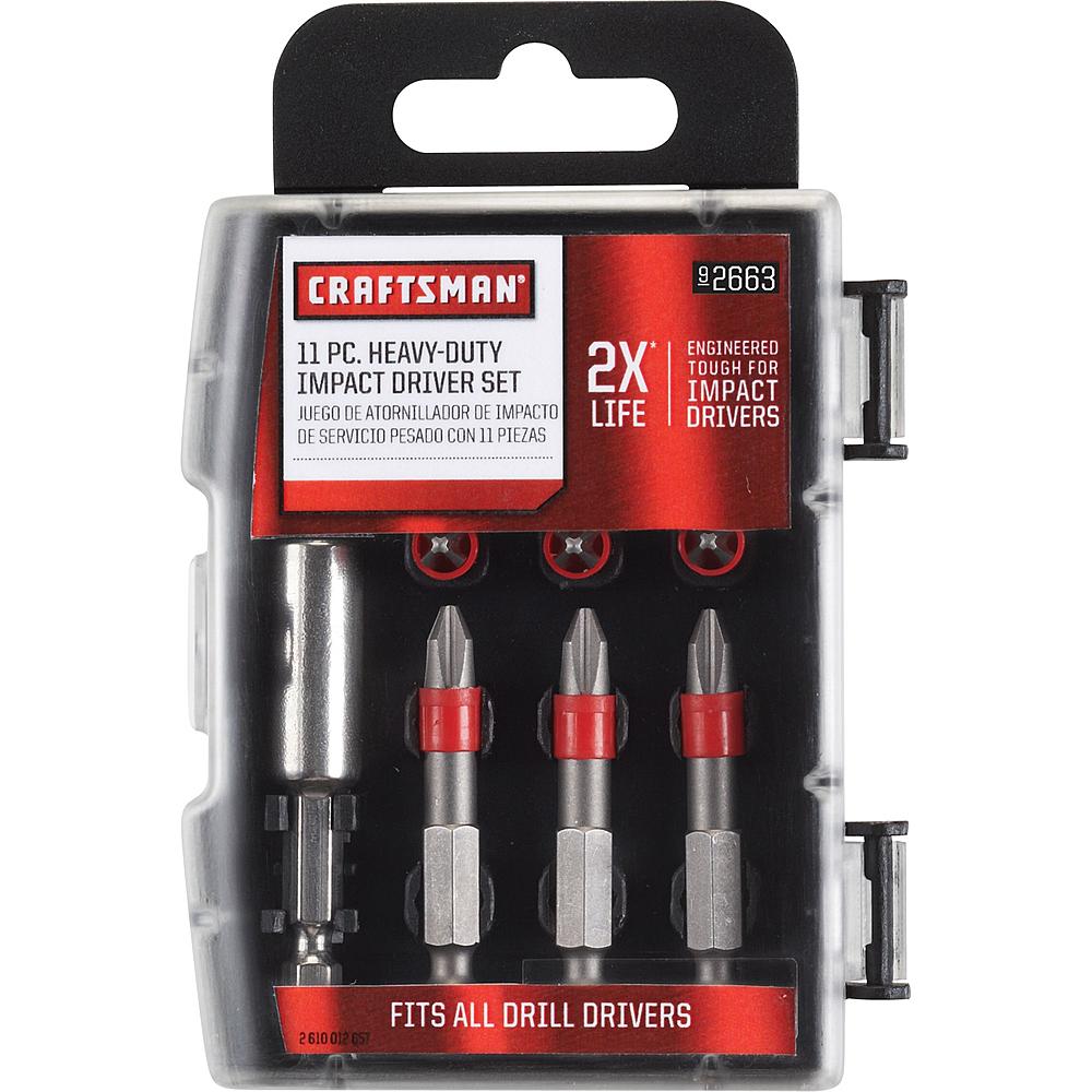 Craftsman 11-piece heavy duty impact screwdriver set for $5