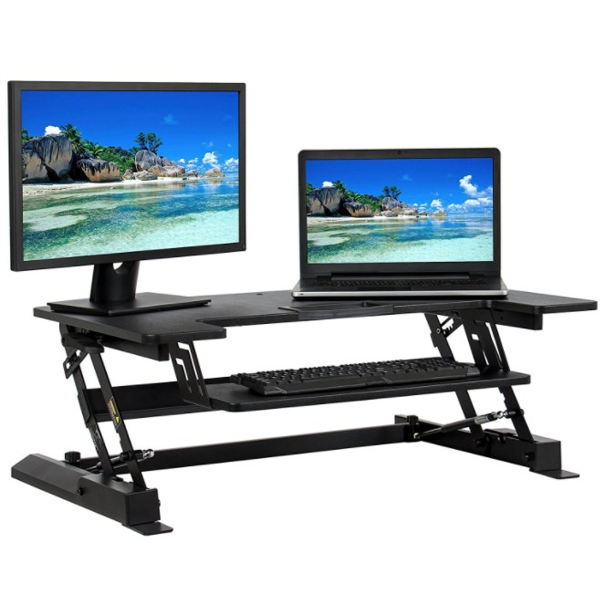 Best Choice Products adjustable standing desk riser for $108