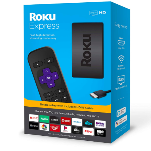 Roku Express HD streaming media player for $25
