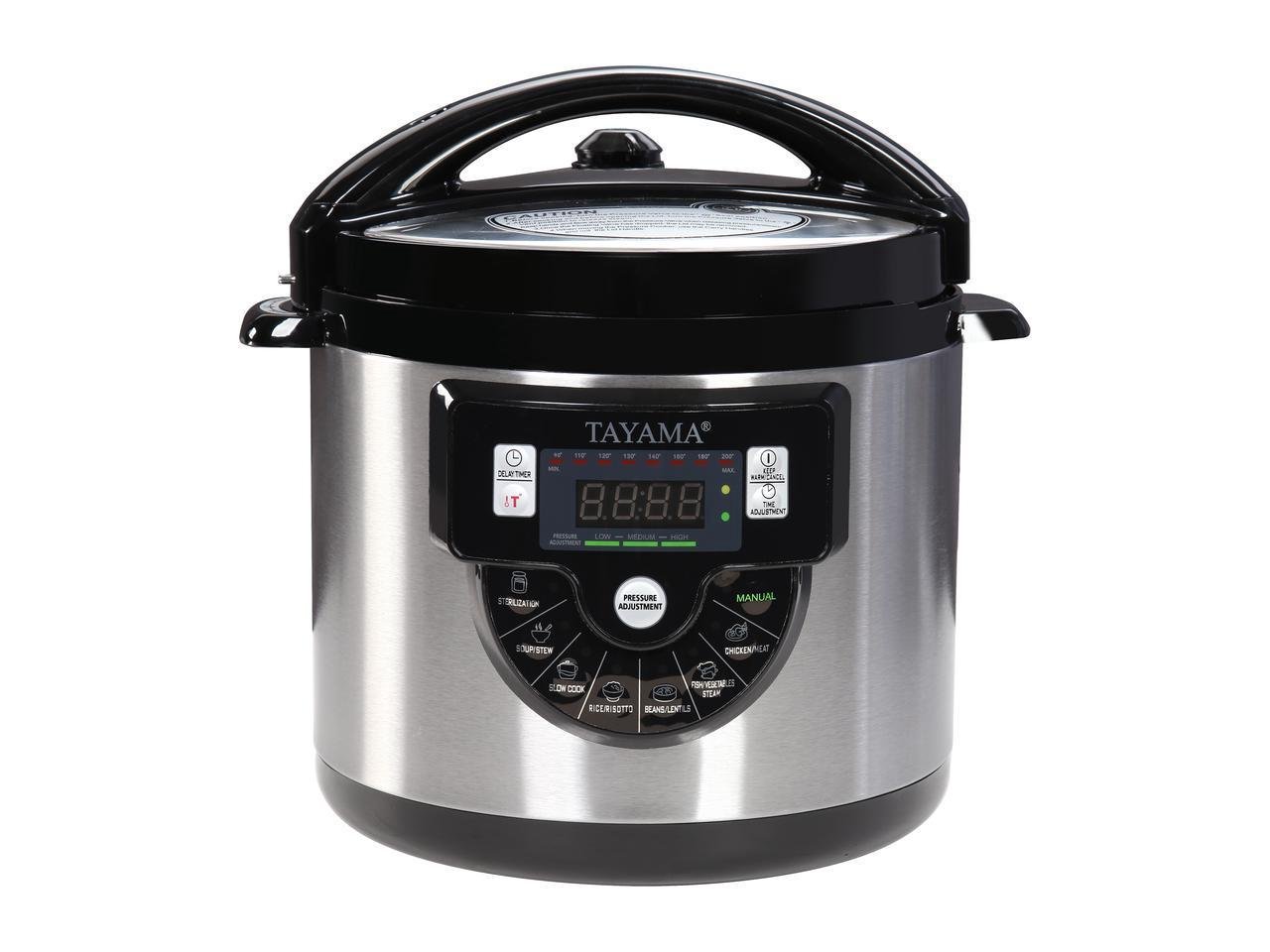 Price drop! Tayama 6-quart 8-in-1 multi-function pressure cooker for $35