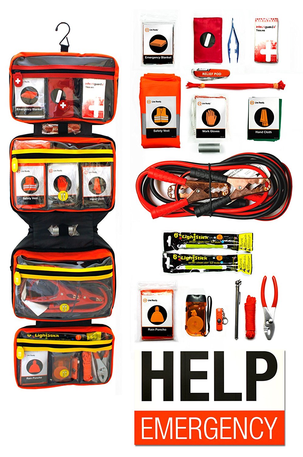 Today only: Relief Pod Orange roadside emergency kit for $33