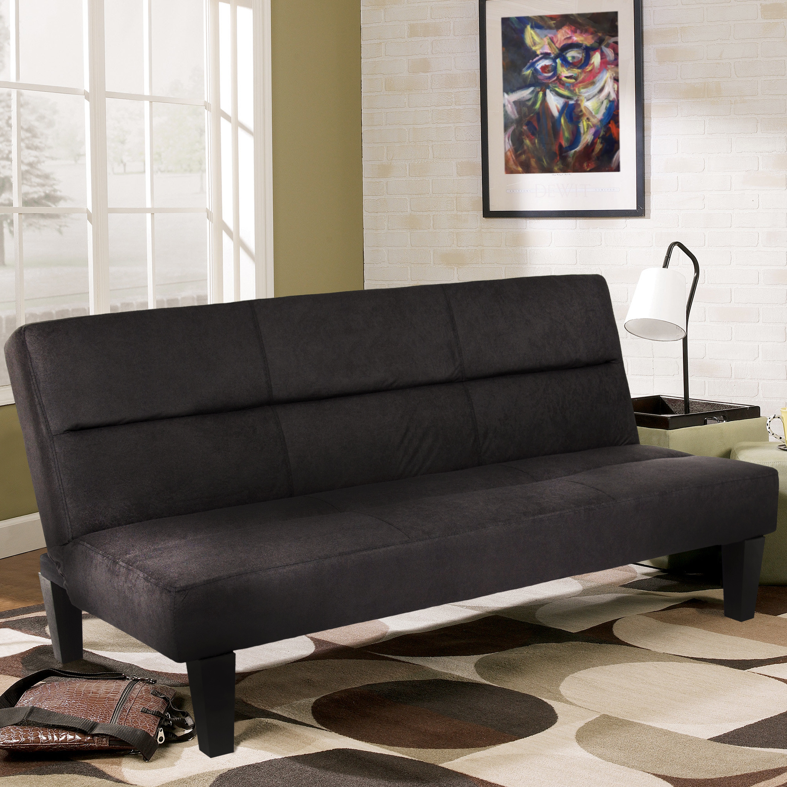Price drop! Best Choice Products microfiber futon folding couch sofa for $100