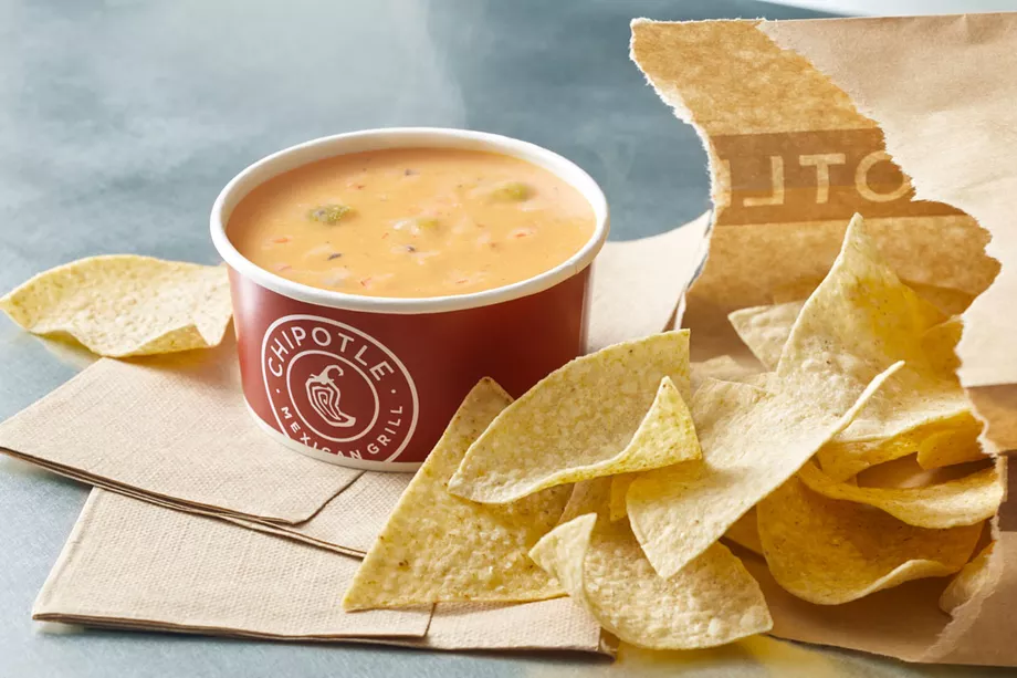 Chipotle: Free chips & queso with entrée purchase