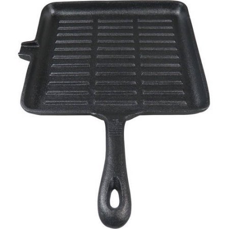 Ozark Trail square cast iron griddle with handle from $4