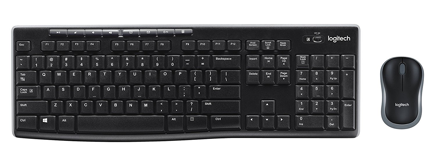 Logitech MK270 wireless keyboard and mouse combo for $13