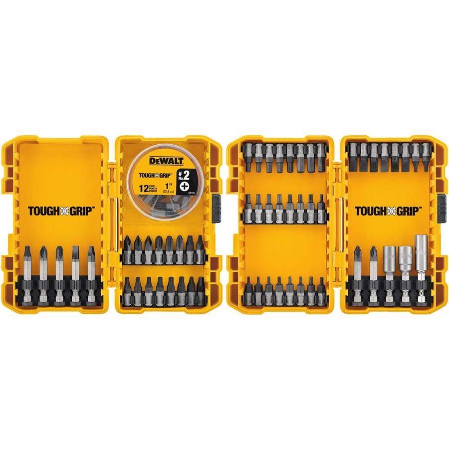 Dewalt 70-piece screwdriver bit set for $18