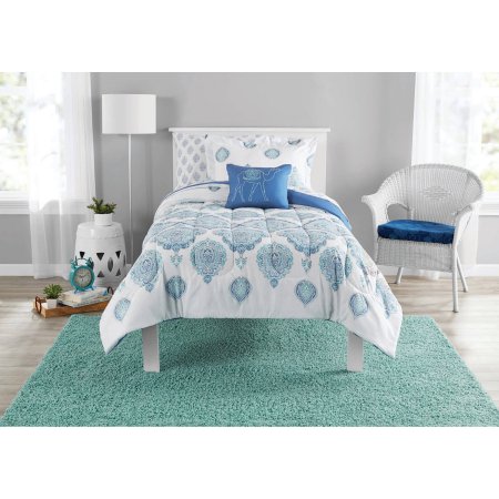 Mainstays Bed-In-A-Bag Arabesque bedding set for $15
