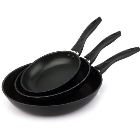 Price drop! Set of 3 Mainstays Everyday reinforced nonstick skillets for $10