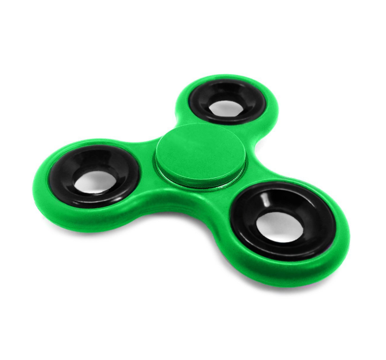 green fidget spinner