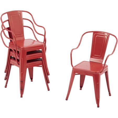 4-pack farmhouse industrial chairs for $85 at Walmart