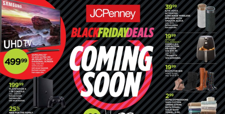 3 things to know about J. C. Penney’s Black Friday 2017 deals