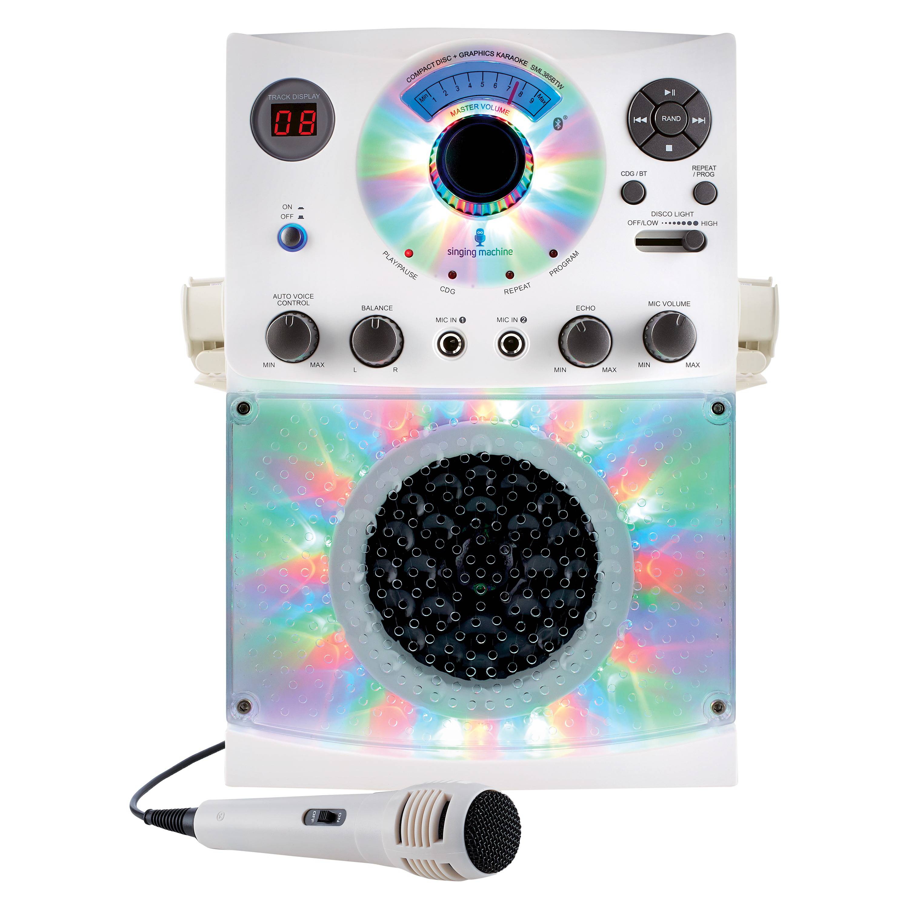 Singing Machine Bluetooth karaoke system for $40