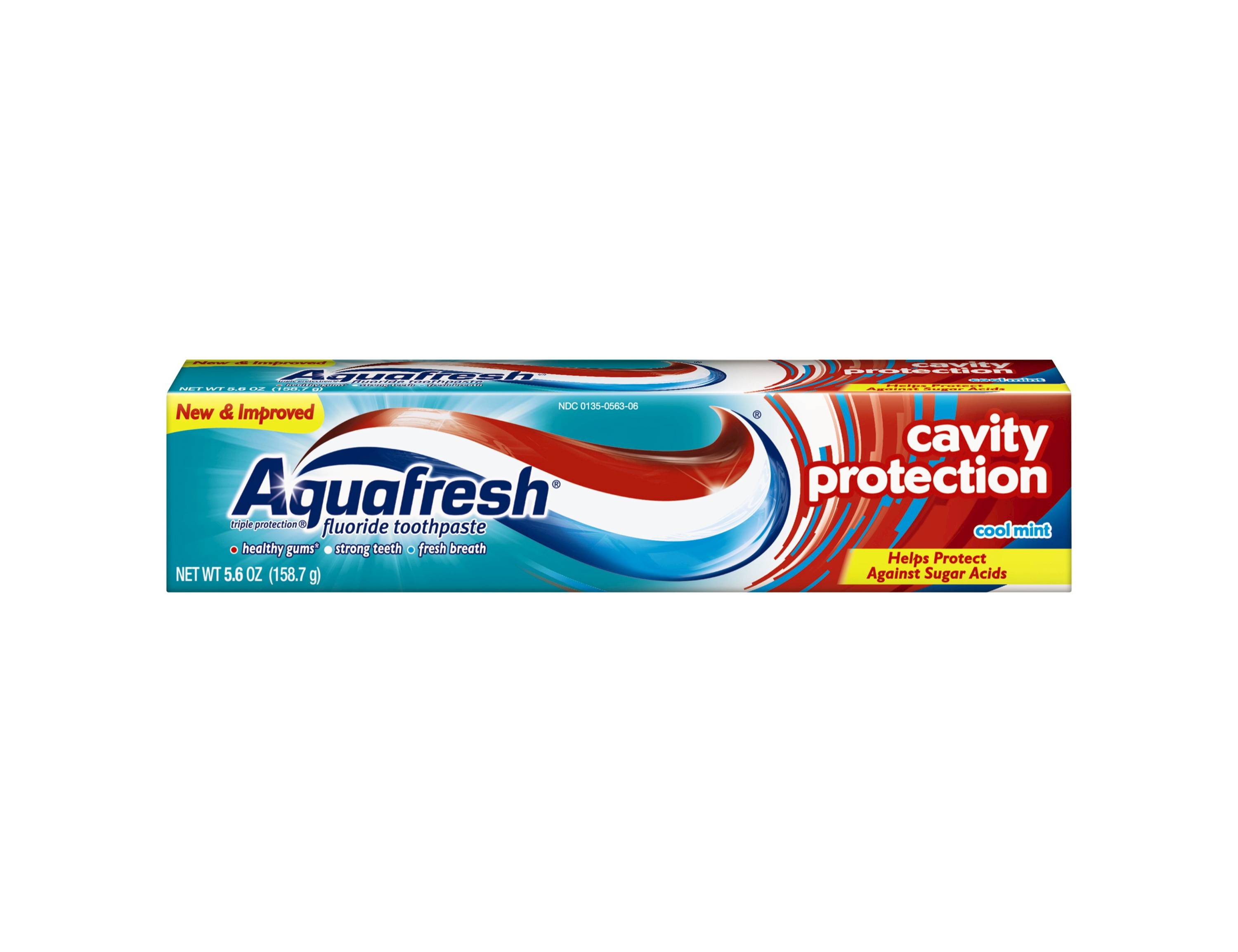 In-store: Aquafresh Triple Protection fluoride toothpaste for $1