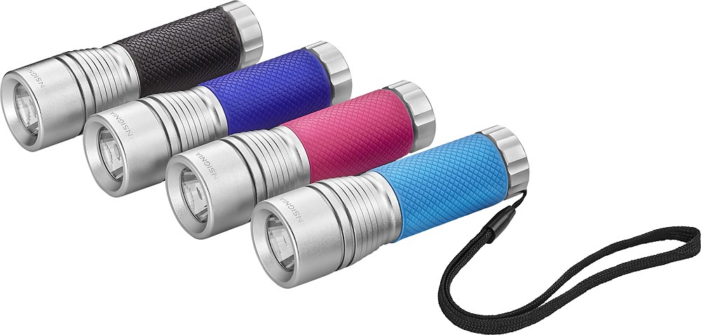 4-pack Insignia LED flashlights for $10