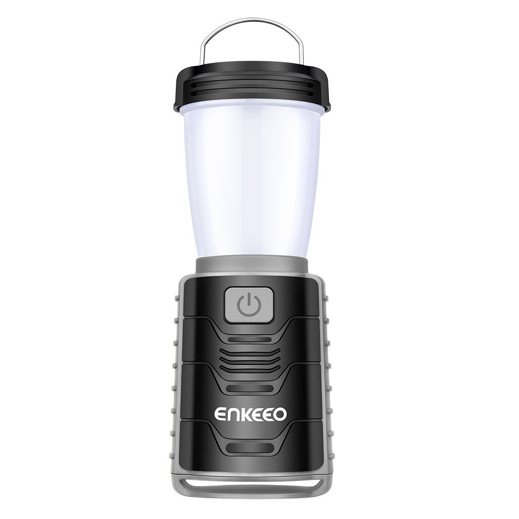 Enkeeo rechargeable 300 lumen LED portable mini camping lantern for $4.80