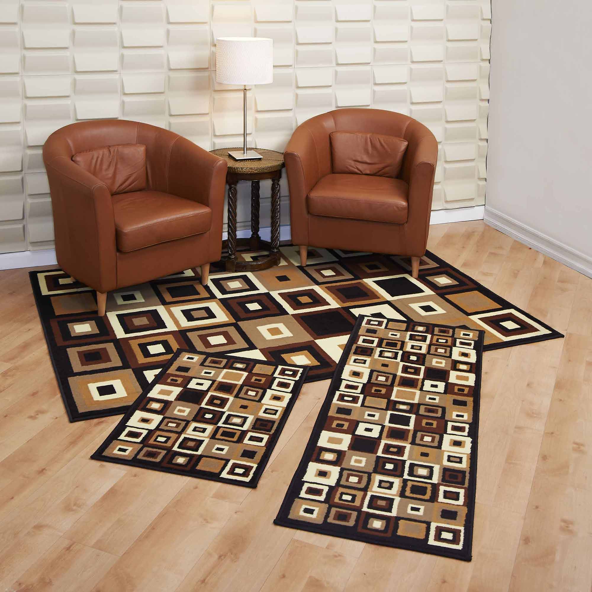 Capri 3-piece rug set for $24