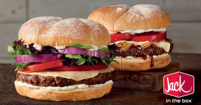 Buy one, get one free burgers at Jack In The Box