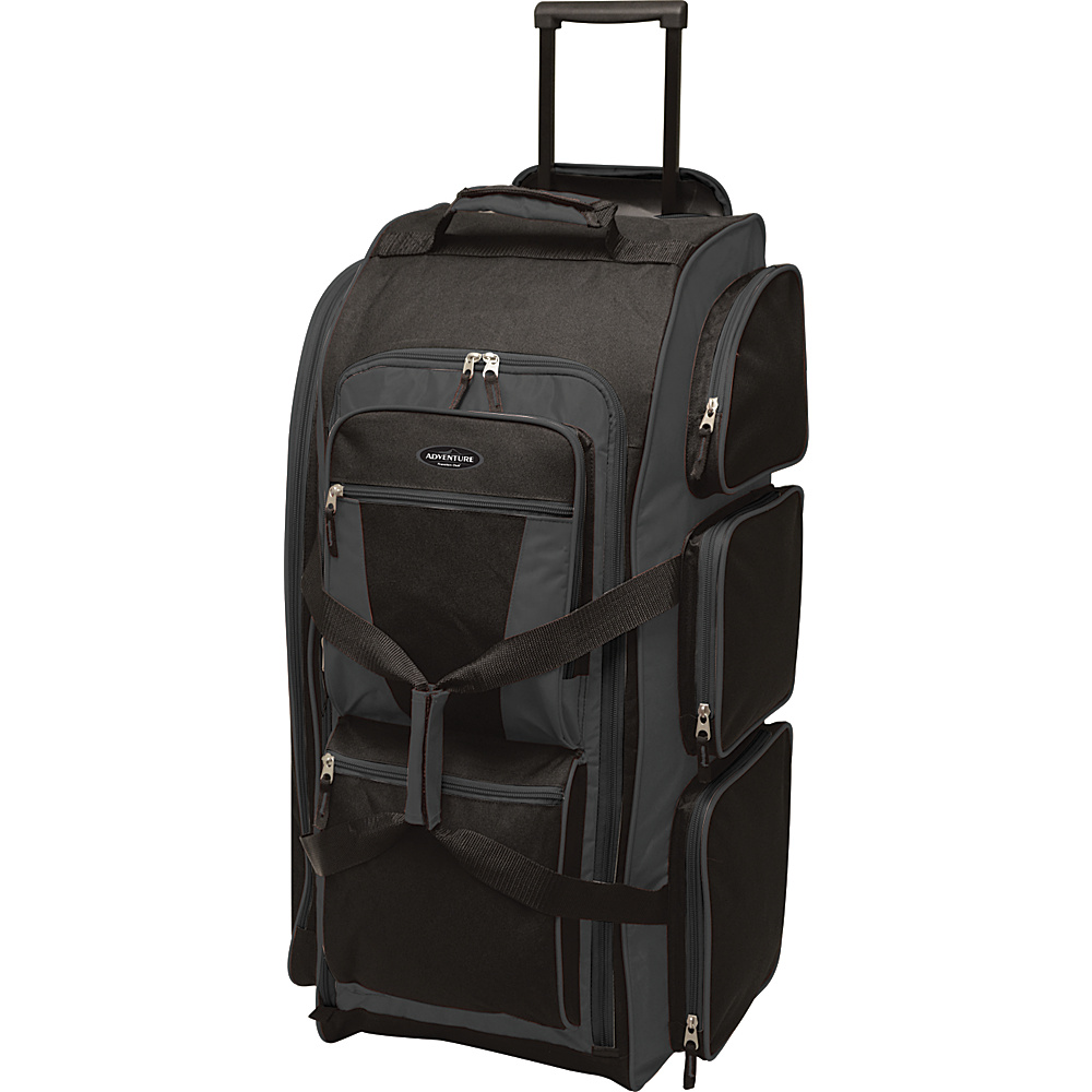 Travelers Club 30″ upright rolling duffel luggage for $25, free shipping