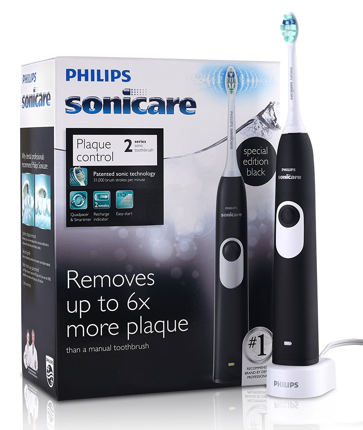 Ends soon! Philips Sonicare 2 Series rechargeable electric toothbrush for $20