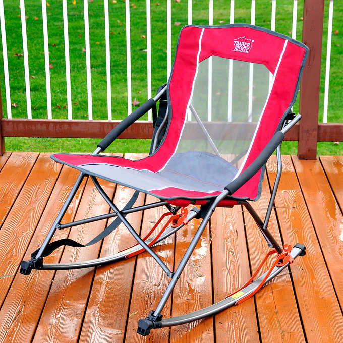 Timber Ridge folding rocker chair for $30