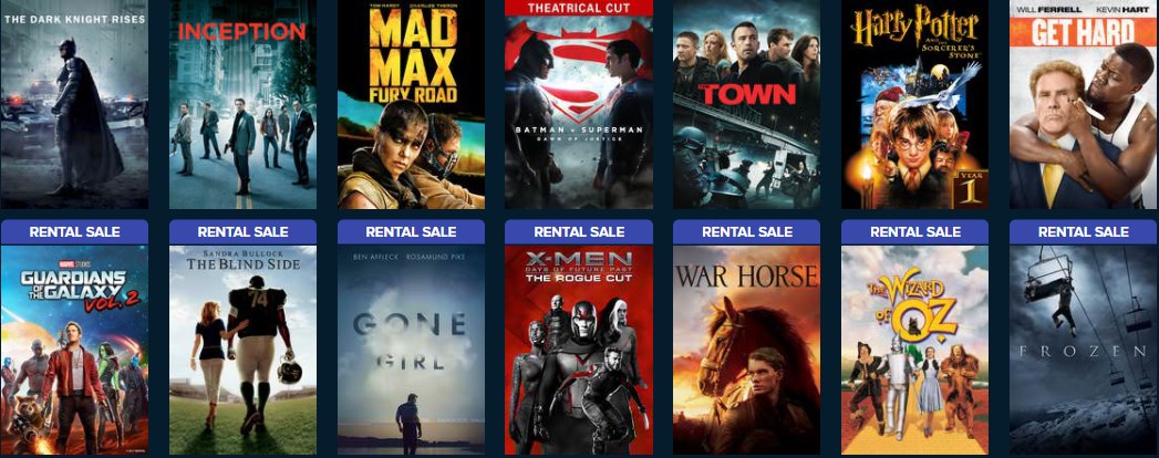 Get $.50 movie rentals at Vudu