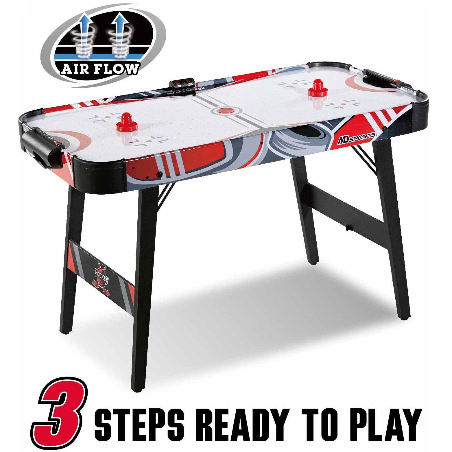 Price drop! MD Sports easy assembly 48-inch air powered hockey table for $10