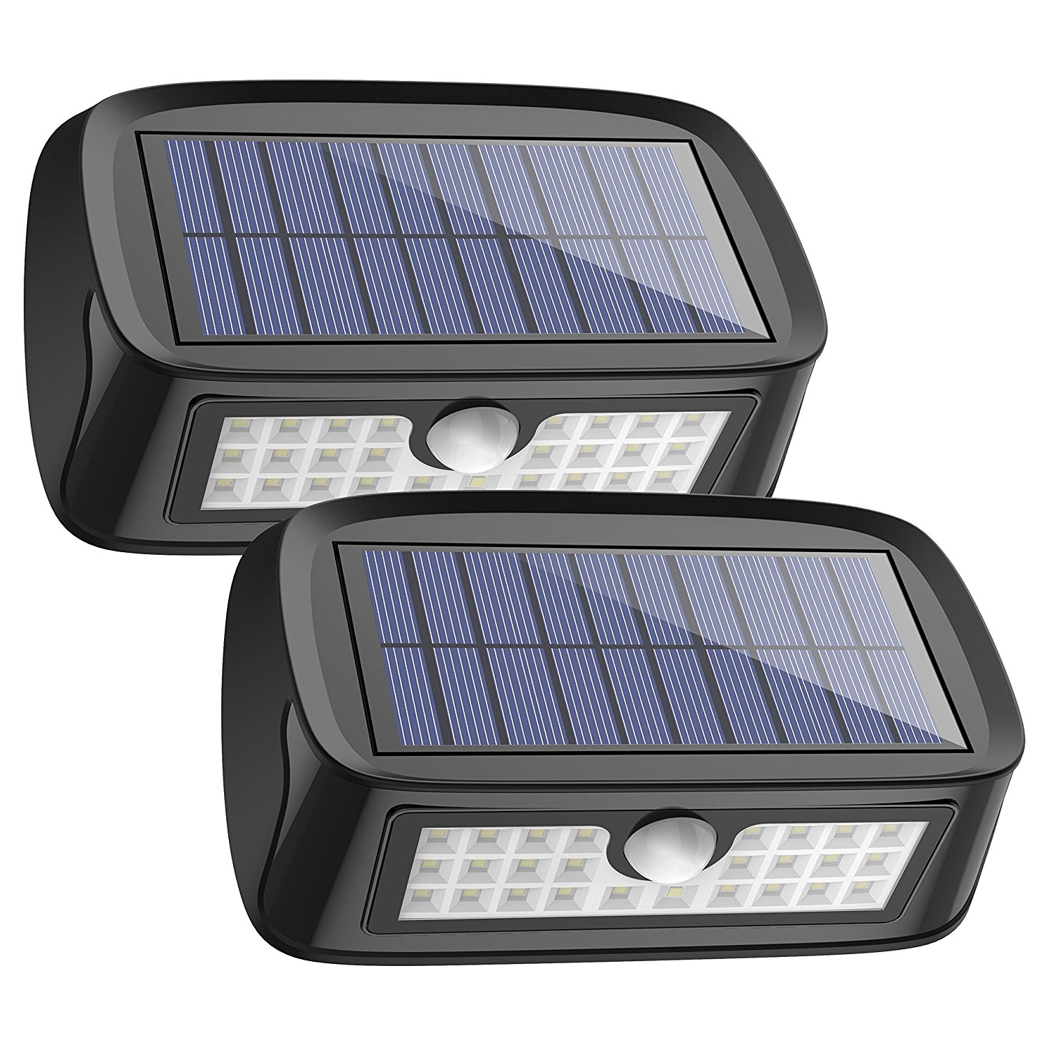 2-pack waterproof outdoor motion solar lights for $10