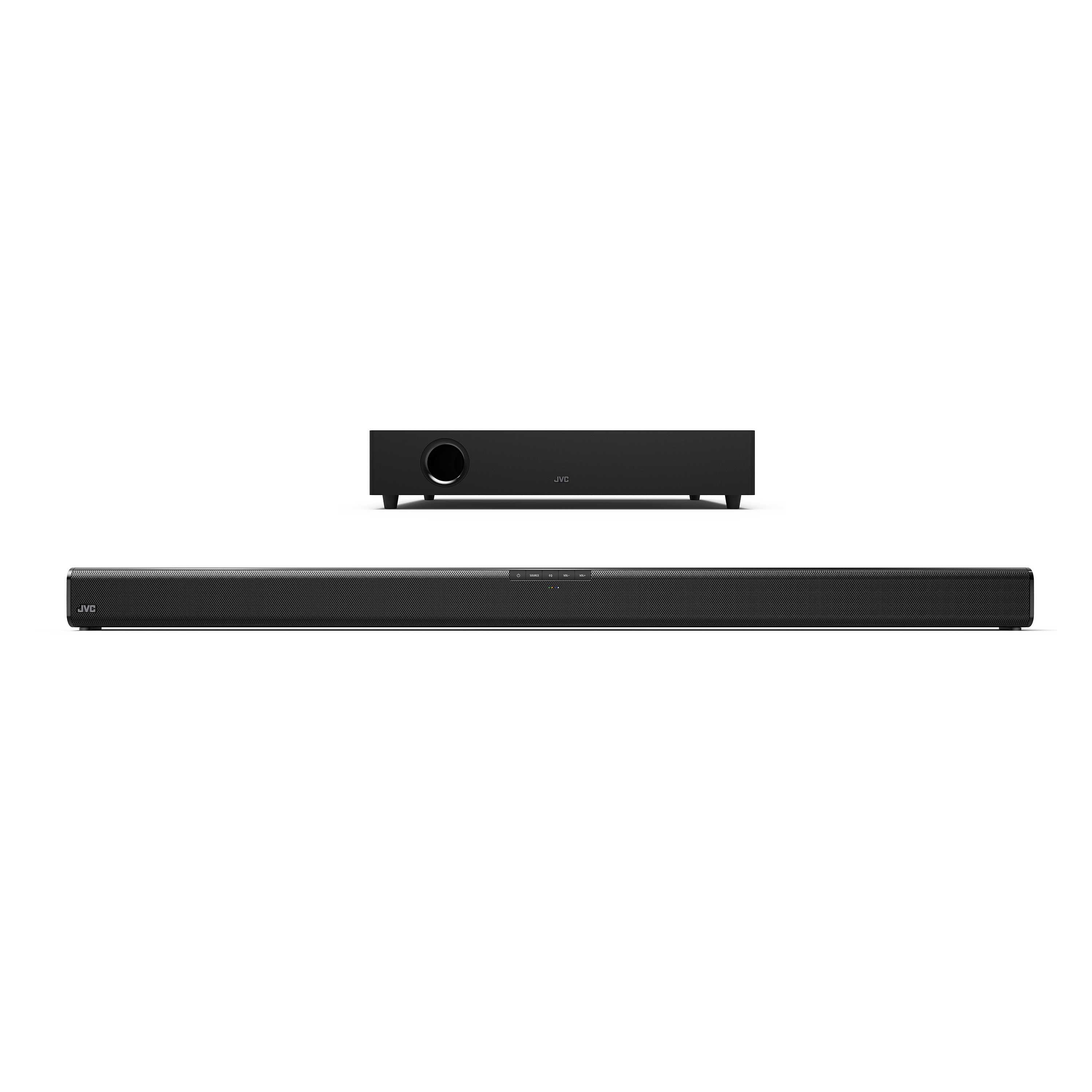 JVC 37″ 2.1 Bluetooth sound bar with wireless subwoofer for $80