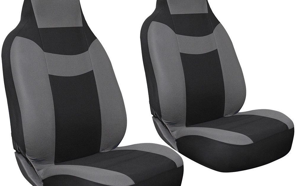 2-piece Oxgord faux leather bucket seat cover set for $10, free shipping