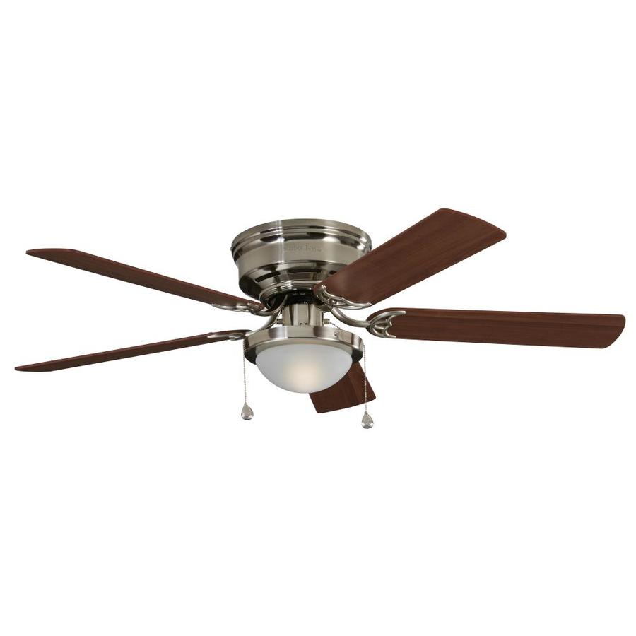Harbor Breeze Armitage 52″ brushed nickel ceiling fan for $35