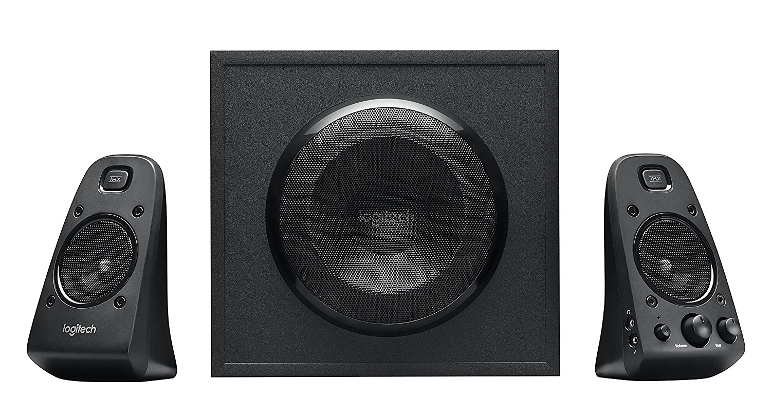 Logitech 200 watt 2.1 home speaker system for $90