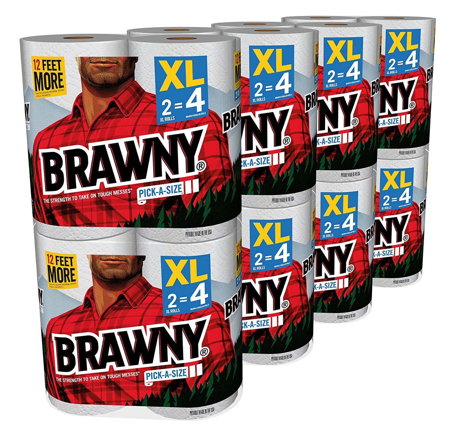 Today only: 16-count XL Brawny pick-a-size paper towels for $20