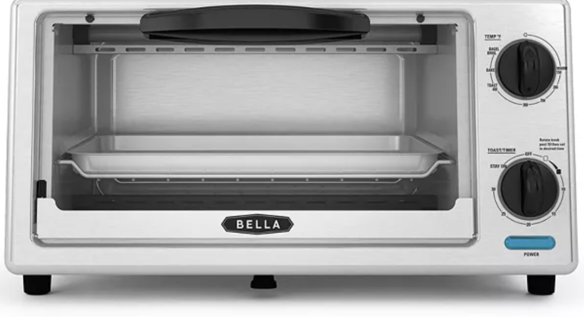 Bella 4-slice toaster oven for $20